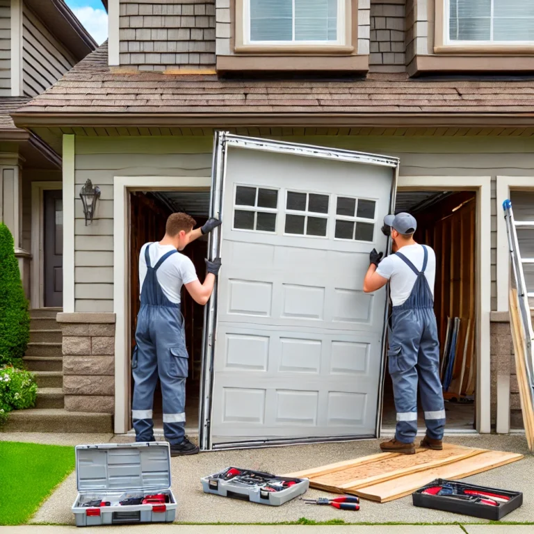 garage door repair tech